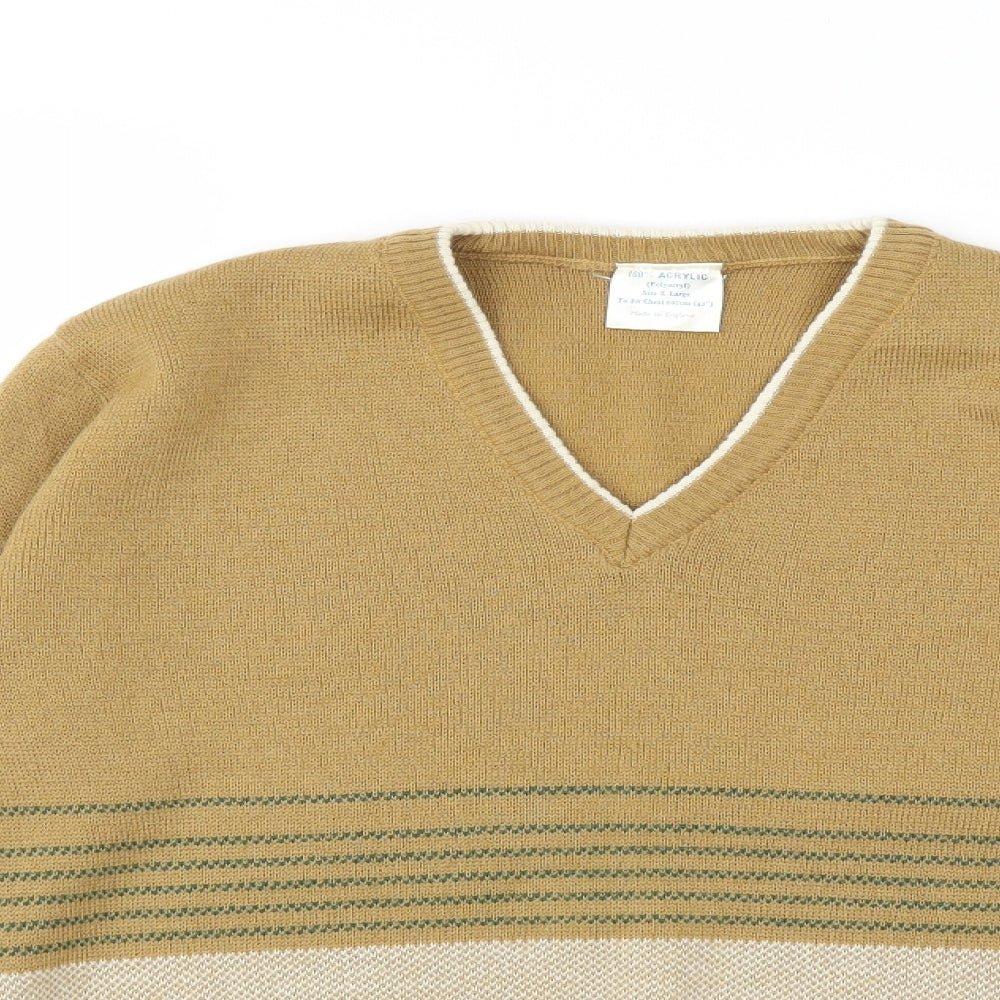 Preworn Womens Brown  Knit Pullover Jumper Size XL