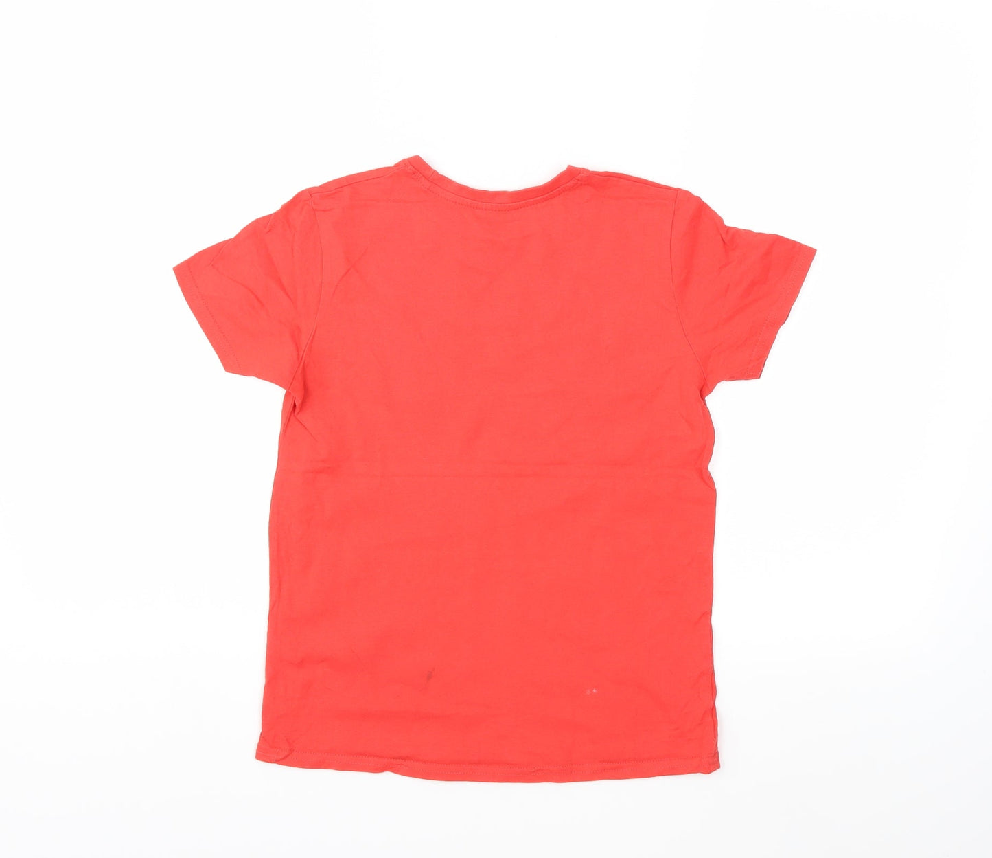 Primark Boys Red   Basic T-Shirt Size 9-10 Years