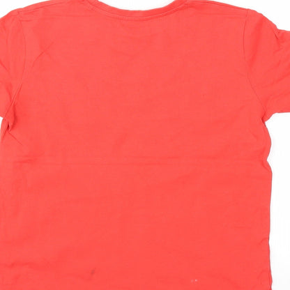 Primark Boys Red   Basic T-Shirt Size 9-10 Years