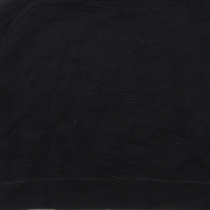 Pineapple Girls Black   Pullover Sweatshirt Size 9-10 Years