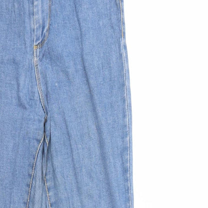 Denim & Co. Womens Blue  Denim Skinny Jeans Size 10 L29 in