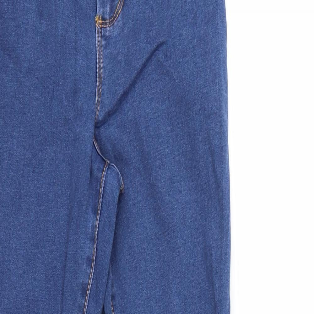 Denim & Co. Womens Blue  Denim Skinny Jeans Size 10 L25 in