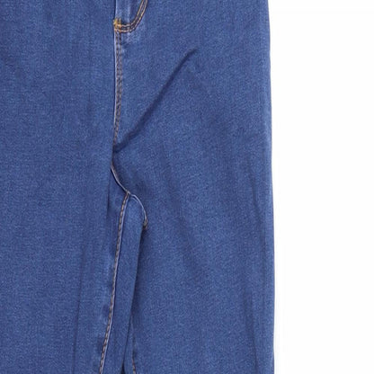 Denim & Co. Womens Blue  Denim Skinny Jeans Size 10 L25 in