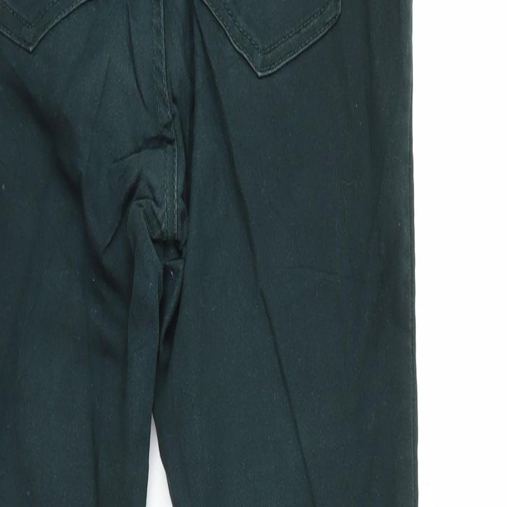 Pull&Bear Womens Green  Denim Skinny Jeans Size 8 L28 in