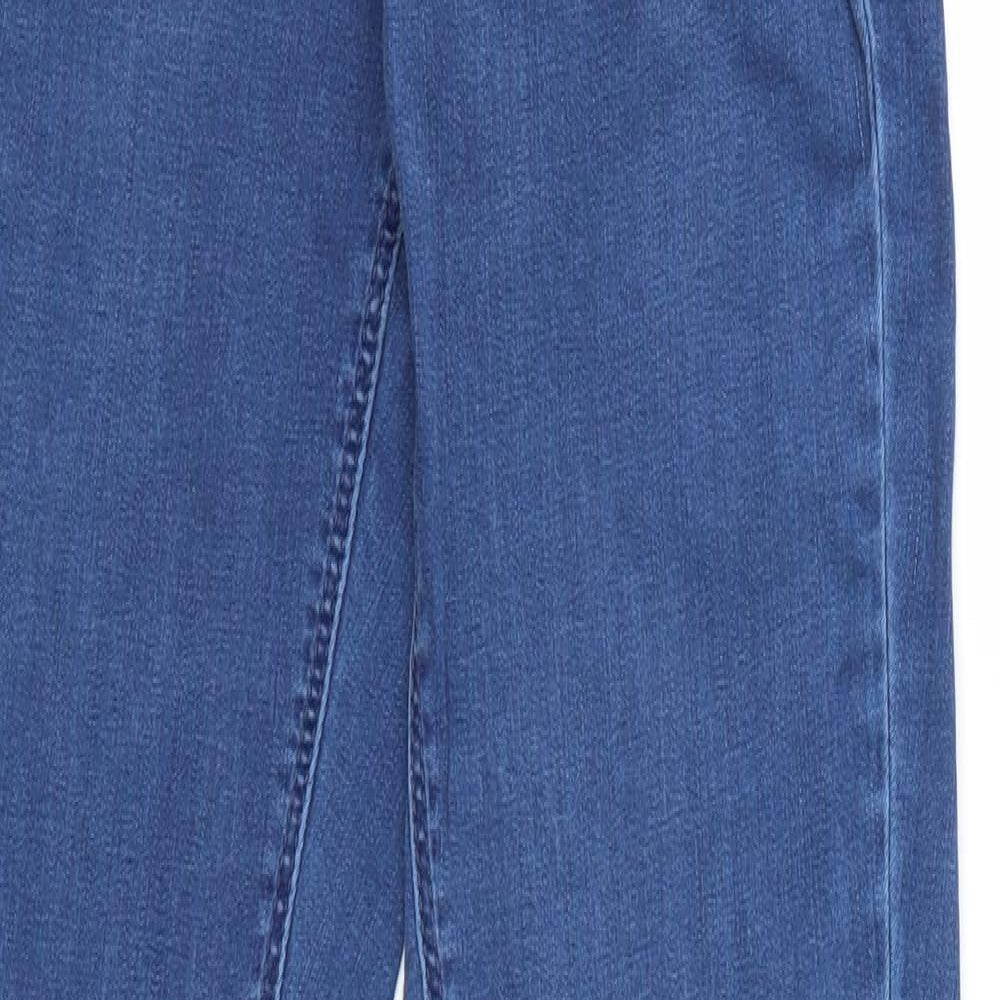 Topshop Womens Blue  Denim Skinny Jeans Size 28 in L32 in