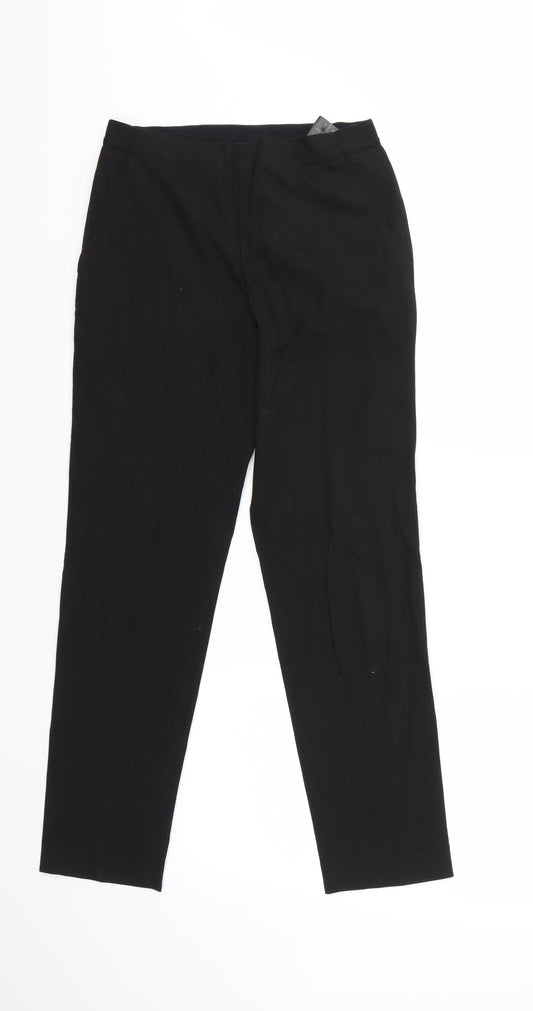 Womens UK Size 24 in Uniqlo Regular Fit  Black Trousers