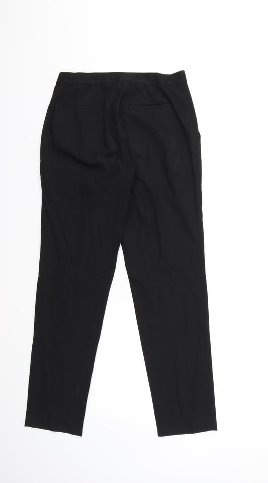 Womens UK Size 24 in Uniqlo Regular Fit  Black Trousers