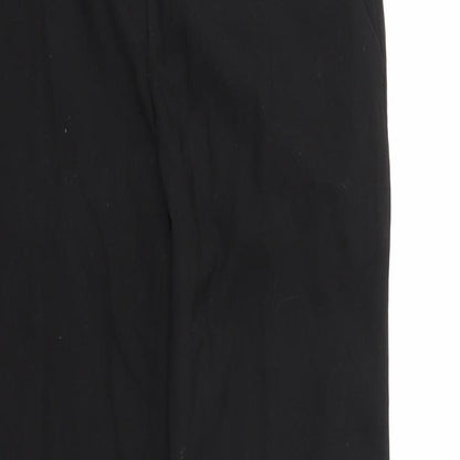 Womens UK Size 24 in Uniqlo Regular Fit  Black Trousers