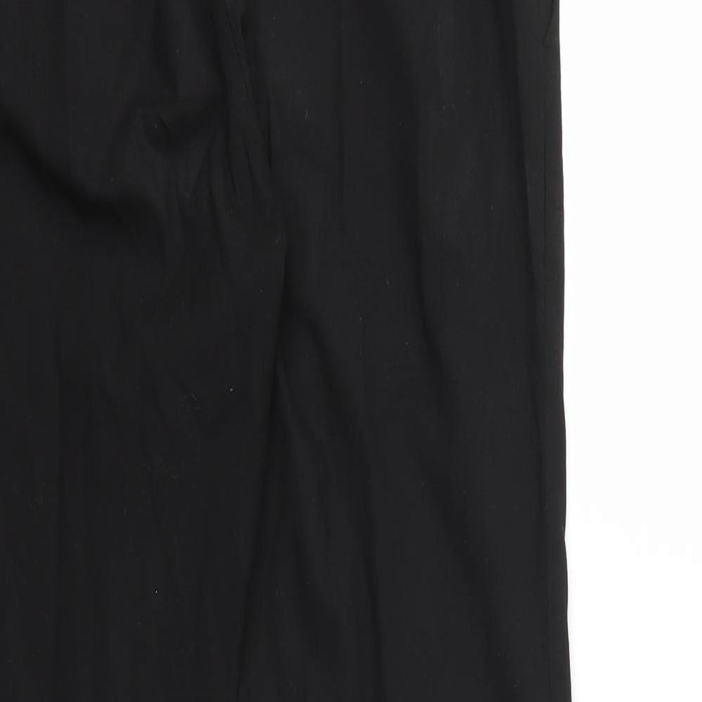Womens UK Size 24 in Uniqlo Regular Fit  Black Trousers