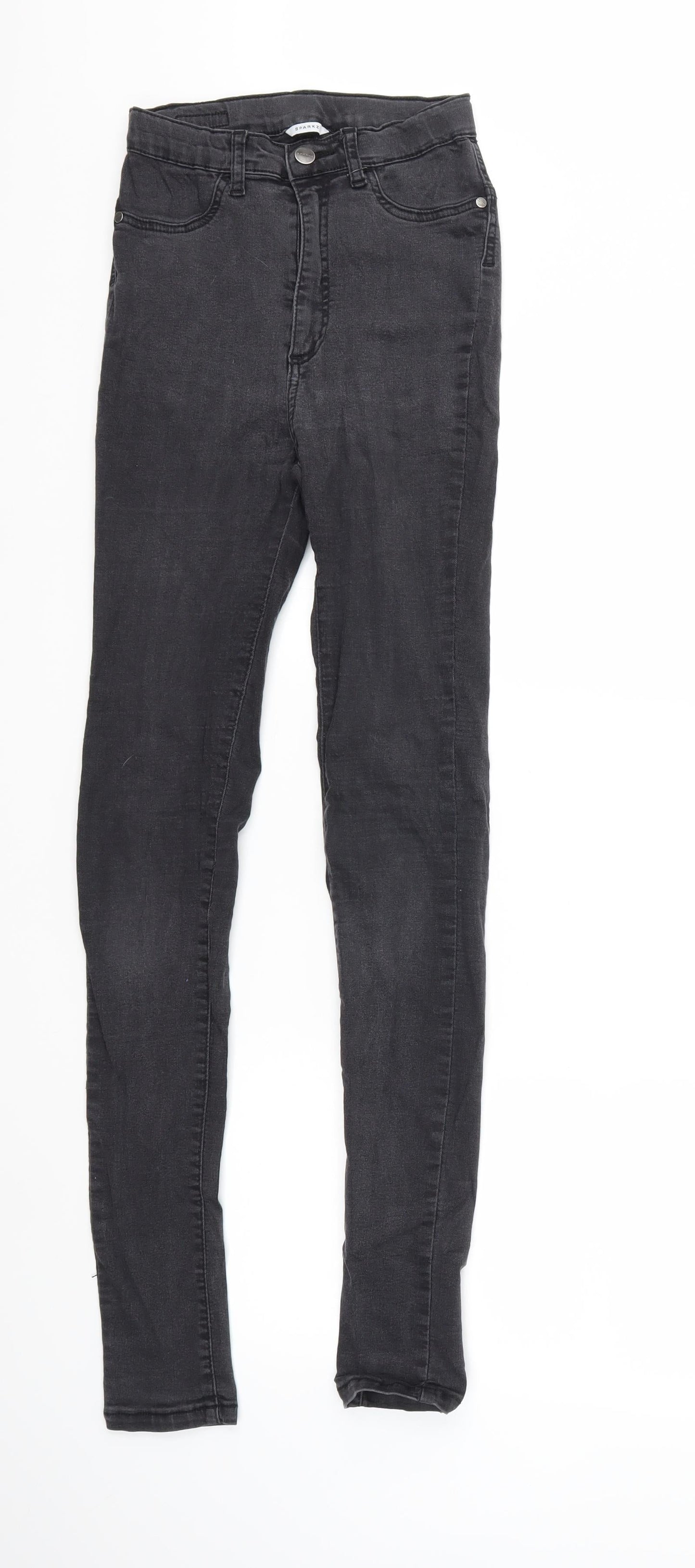 SHAPE Womens Black  Denim Skinny Jeans Size S L31 in
