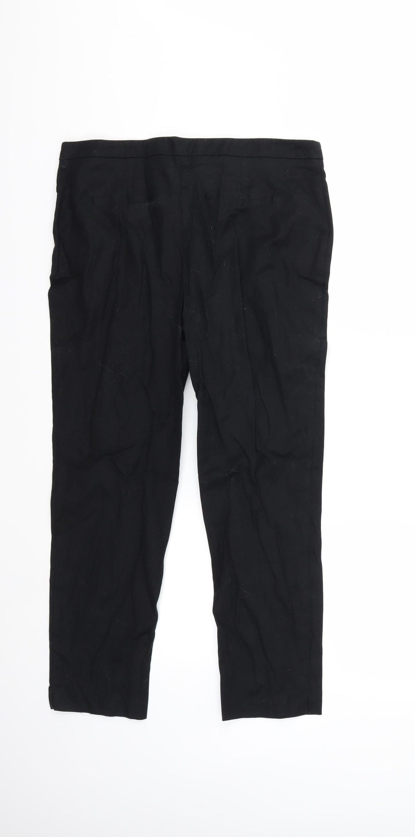 Womens UK Size 12 NEXT Regular Fit  Black Trousers