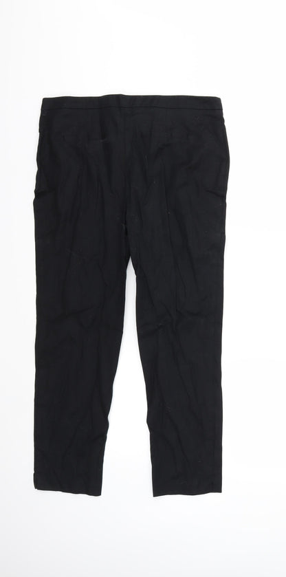 Womens UK Size 12 NEXT Regular Fit  Black Trousers