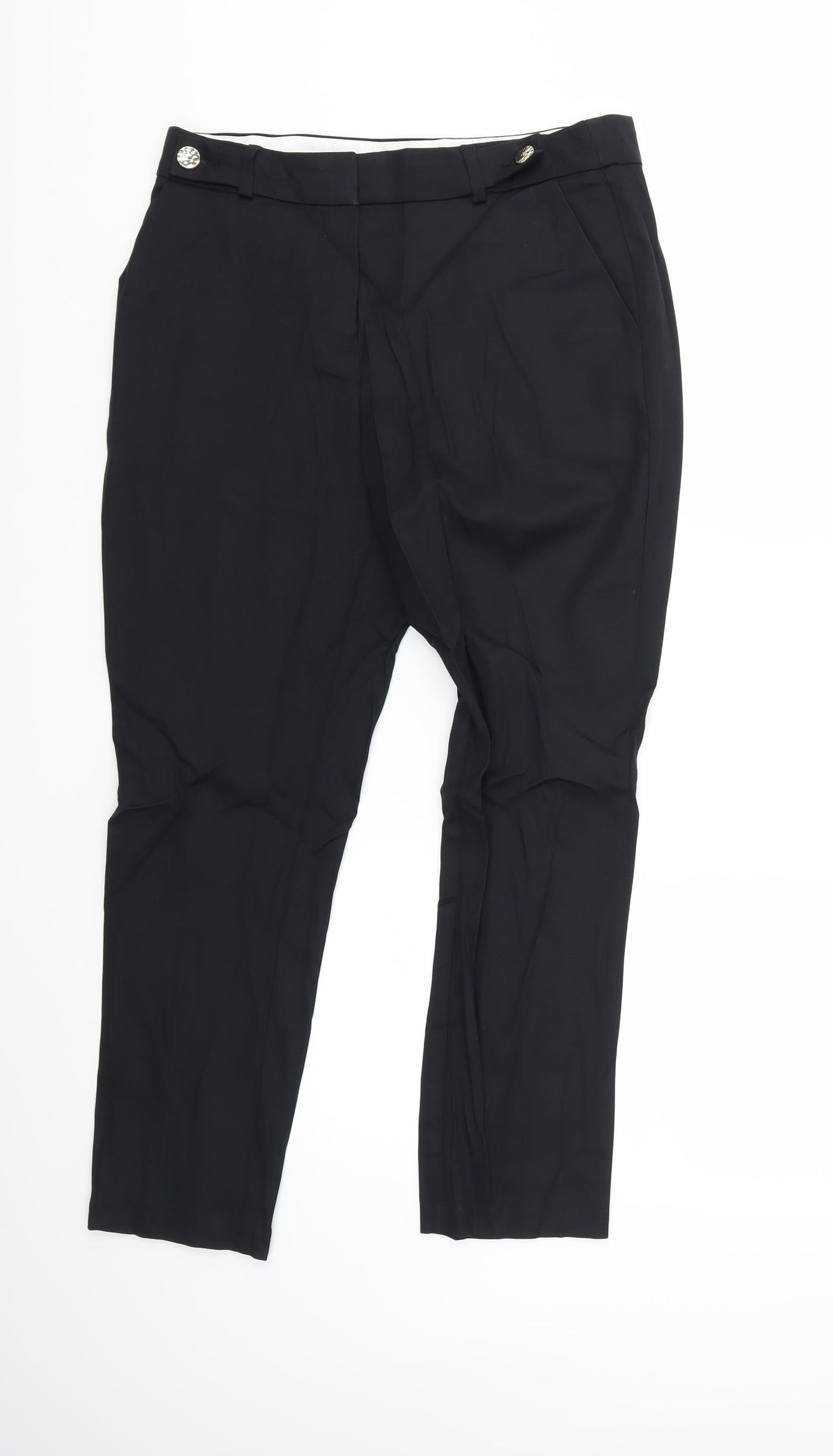 F&F Womens Blue   Trousers  Size 12 L25 in