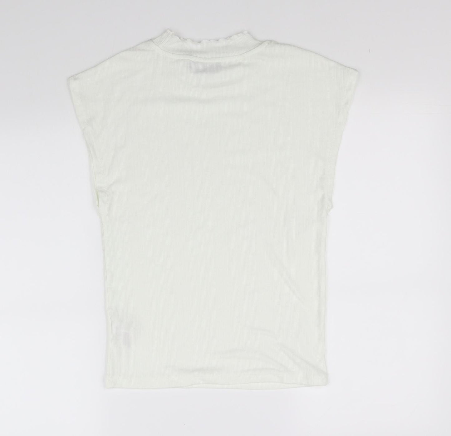 Primark Girls White   Basic T-Shirt Size S