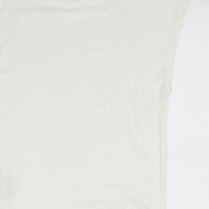 Primark Girls White   Basic T-Shirt Size S