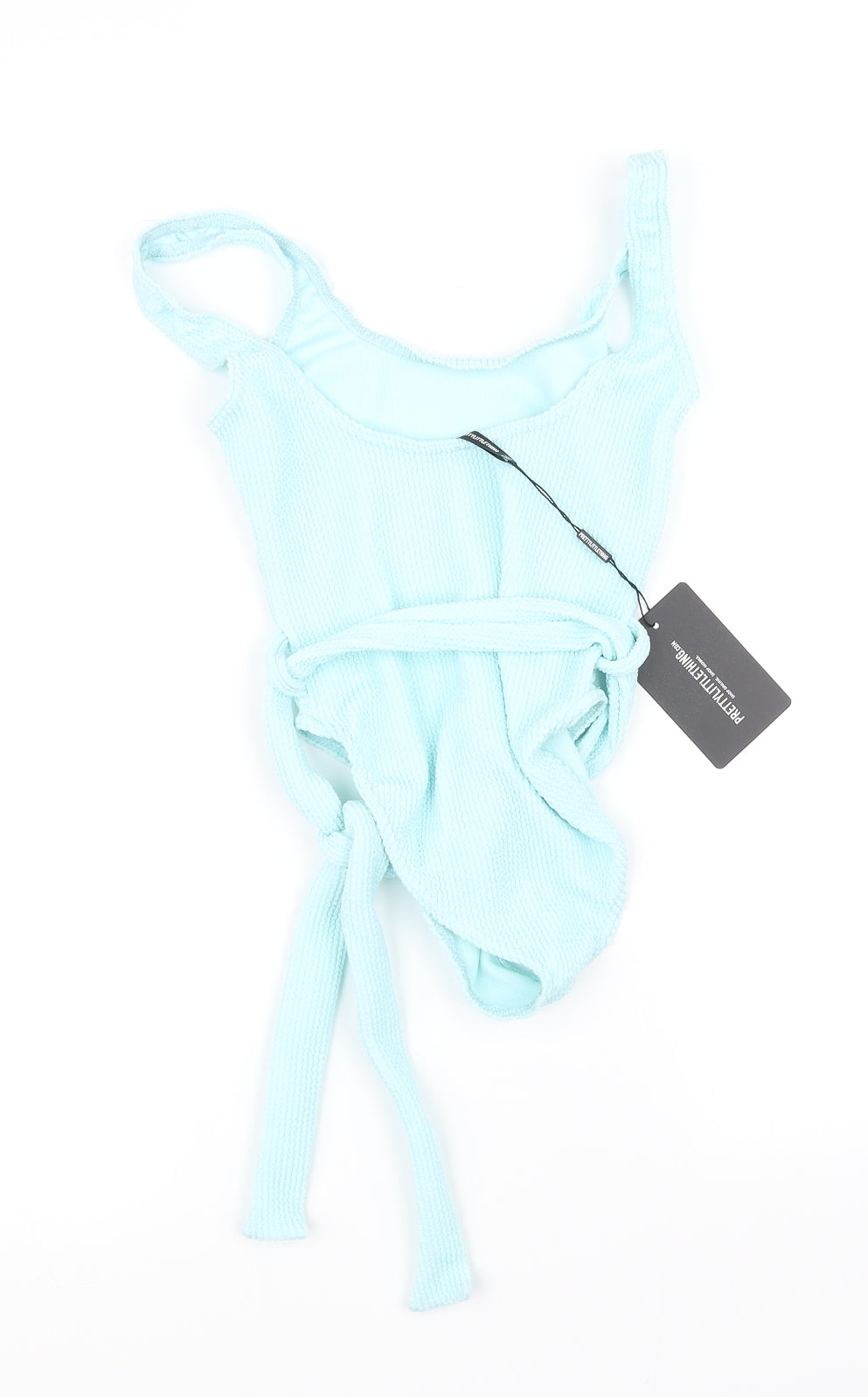 PRETTYLITTLETHING pretty littl thing Womens Blue   Basic Tank Size 8