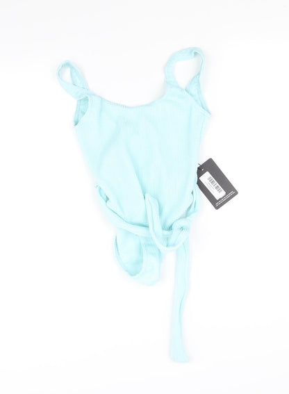 PRETTYLITTLETHING pretty littl thing Womens Blue   Basic Tank Size 8