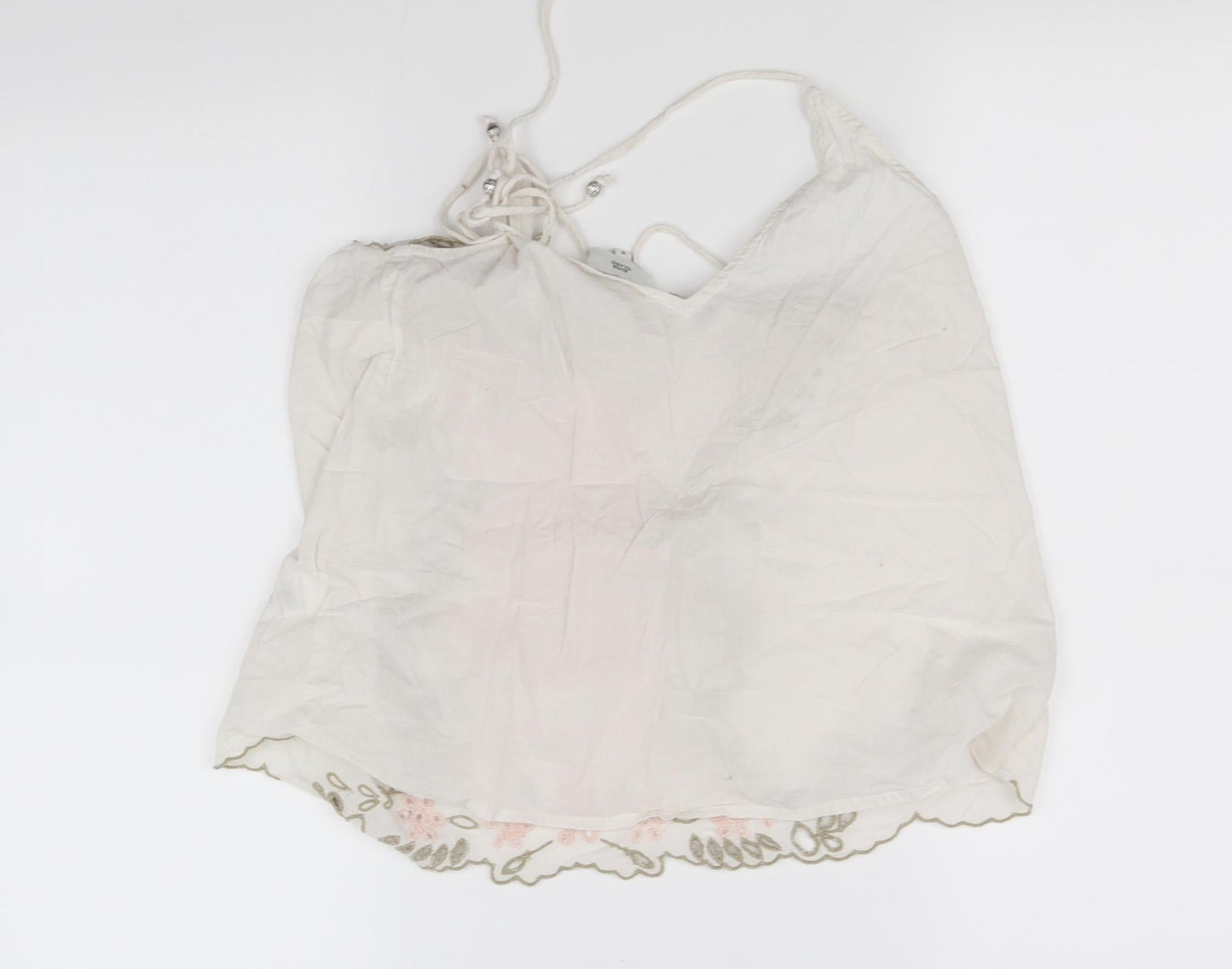 Womens UK Size 8 River Island White Basic Blouse
