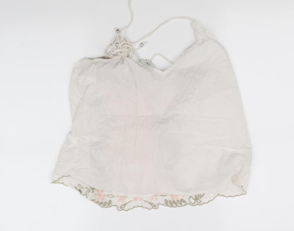 Womens UK Size 8 River Island White Basic Blouse