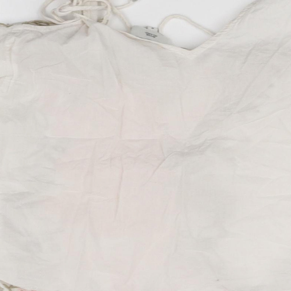Womens UK Size 8 River Island White Basic Blouse