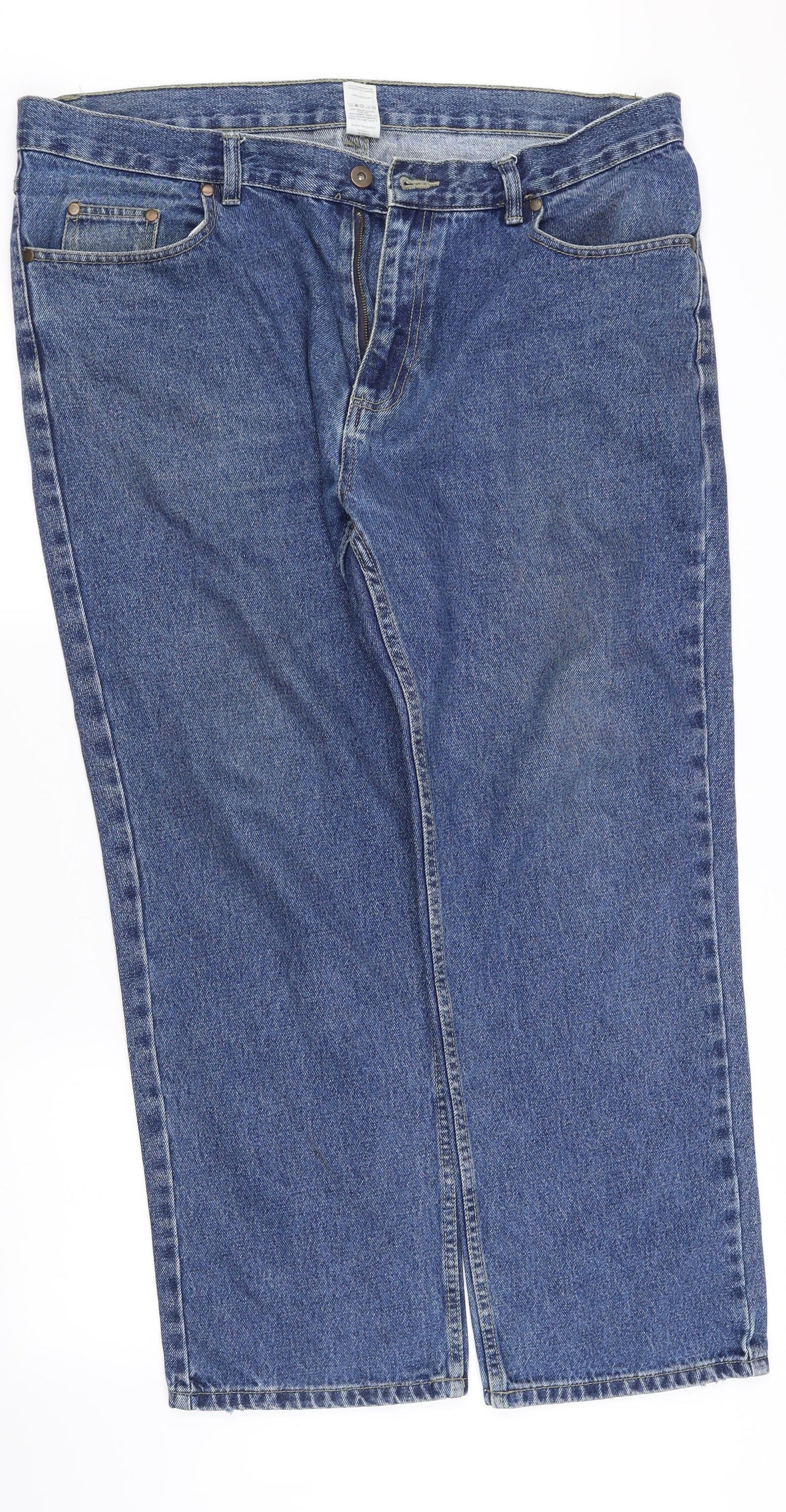 basis Womens Blue   Straight Jeans Size 38 in L32 in