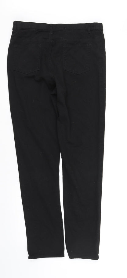 George Womens Black   Trousers  Size 8 L31 in