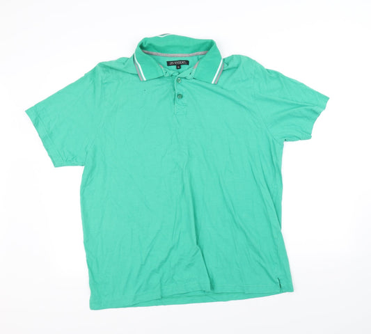 Avenue Mens Green    Polo Size XL