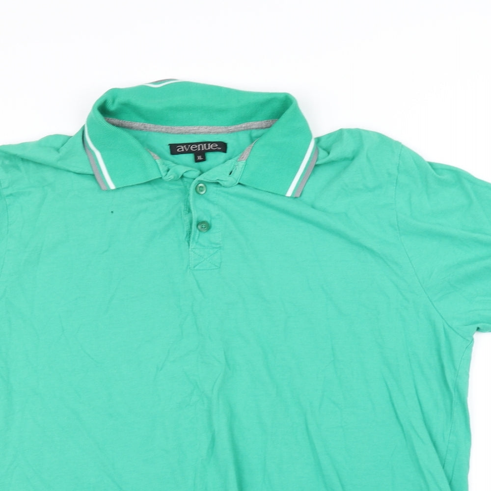 Avenue Mens Green    Polo Size XL