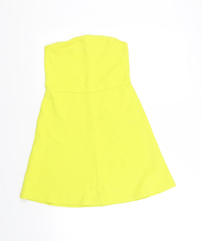 New Look Womens Yellow   Fit & Flare  Size 6