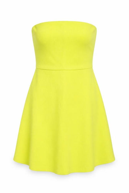 New Look Womens Yellow   Fit & Flare  Size 6
