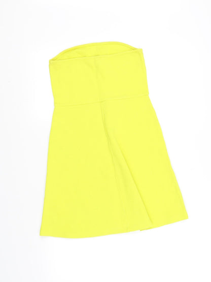 New Look Womens Yellow   Fit & Flare  Size 6