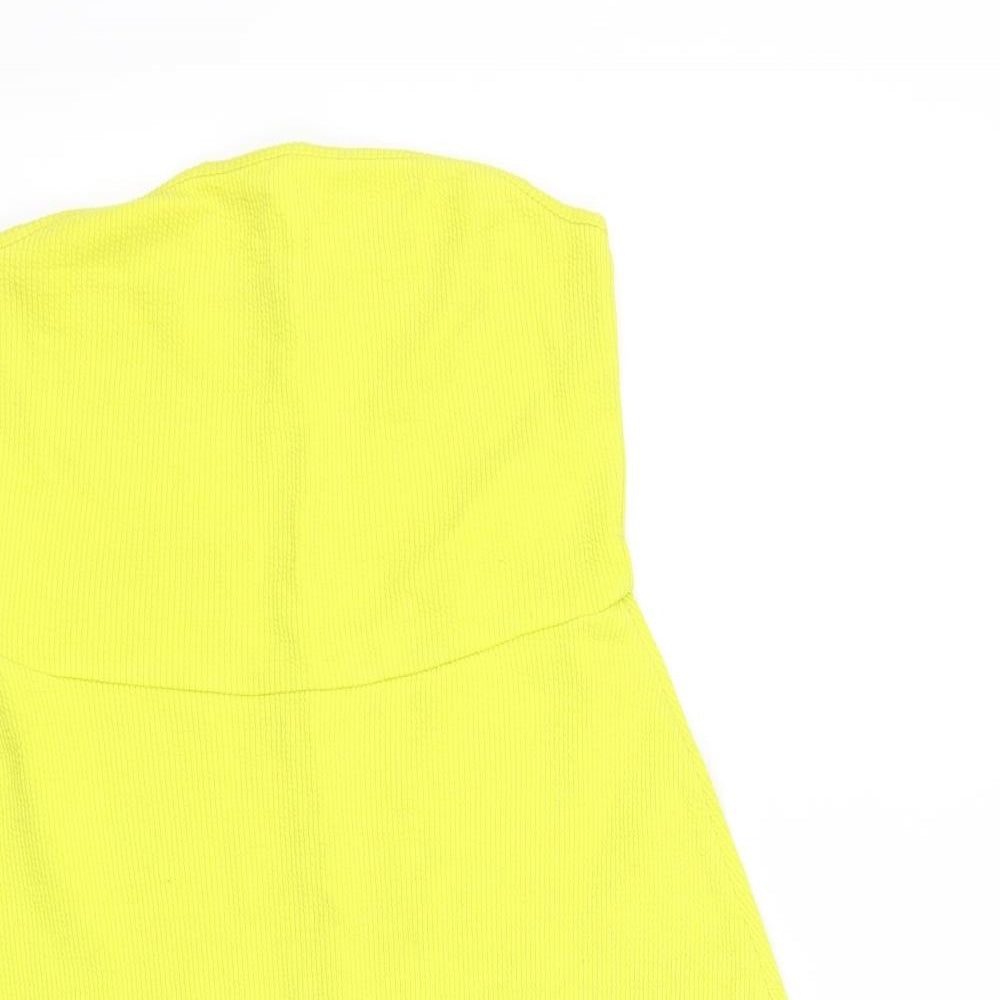 New Look Womens Yellow   Fit & Flare  Size 6