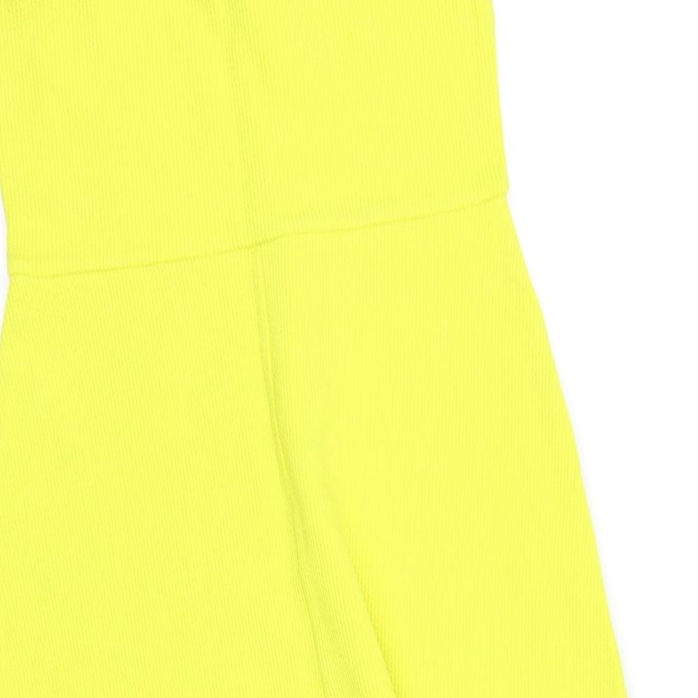 New Look Womens Yellow   Fit & Flare  Size 6