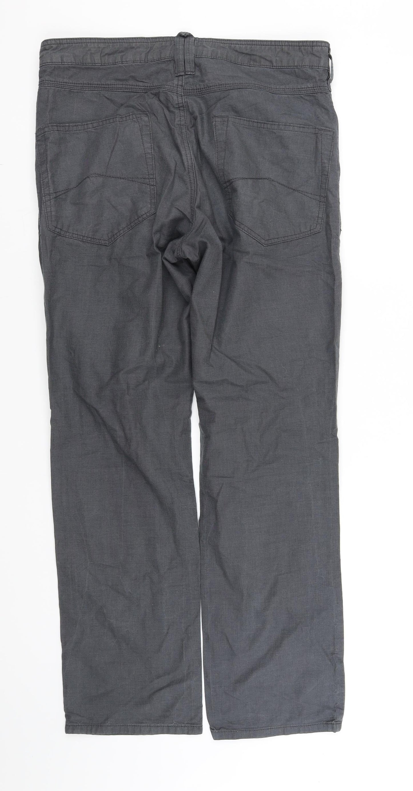 Rocha Little Rocha Womens Grey   Trousers  Size 32 in L30 in