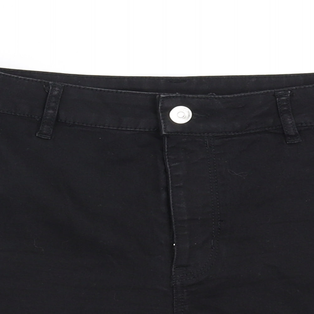 Divided Girls Black   Cut-Off Shorts Size 10 Years