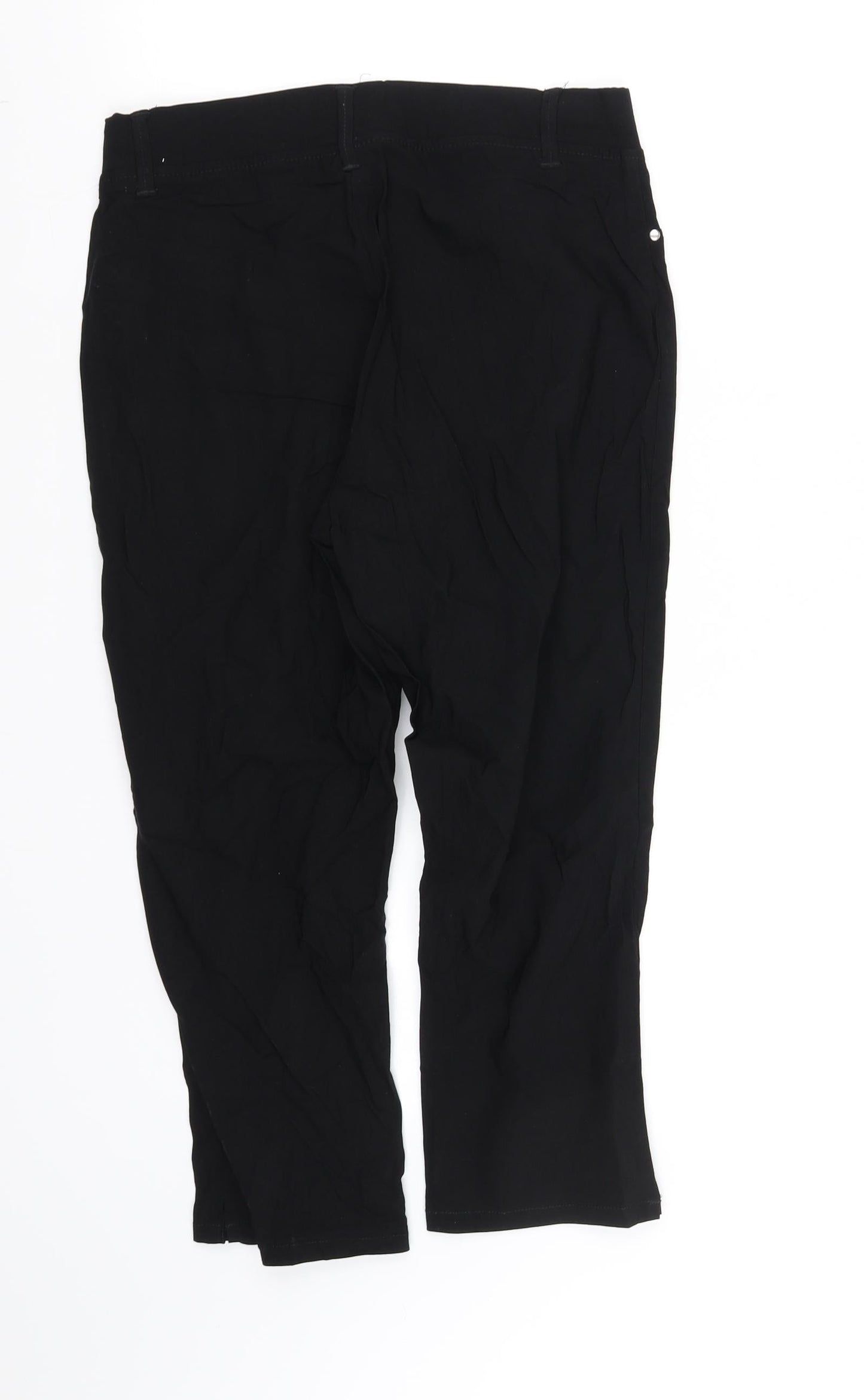 Womens UK Size 8 pre worn Regular Fit  Black Trousers