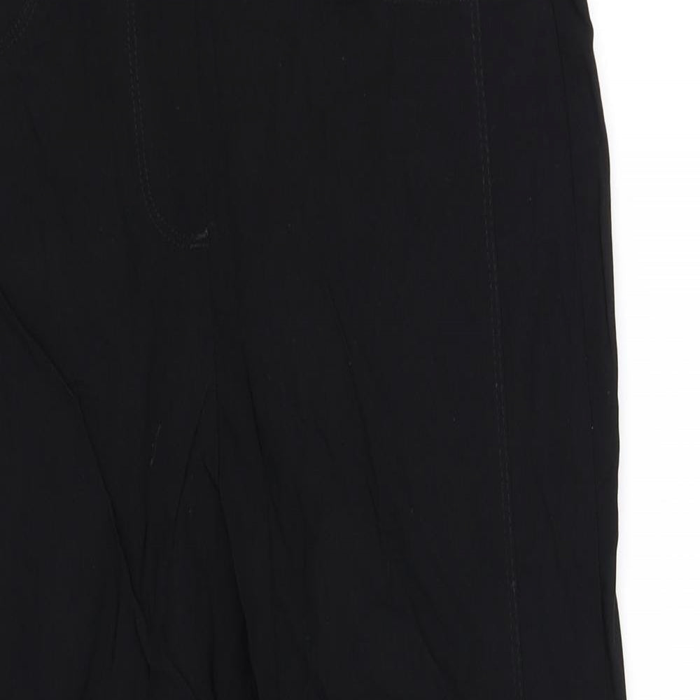 Womens UK Size 8 pre worn Regular Fit  Black Trousers