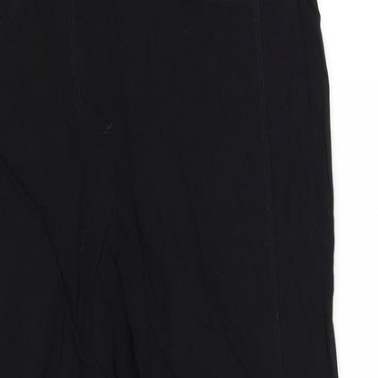 Womens UK Size 8 pre worn Regular Fit  Black Trousers
