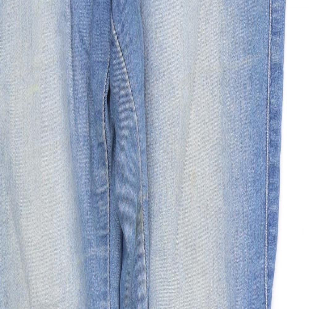 Womens UK Size 8 pre worn Regular Fit Straight Blue Jeans