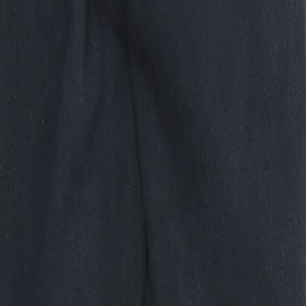 Womens UK Size S pre worn Regular Fit Straight Black Jeans