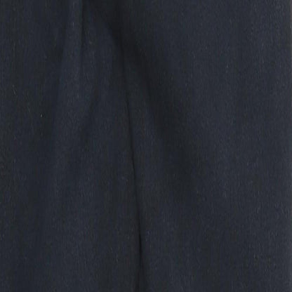Womens UK Size S pre worn Regular Fit Straight Black Jeans
