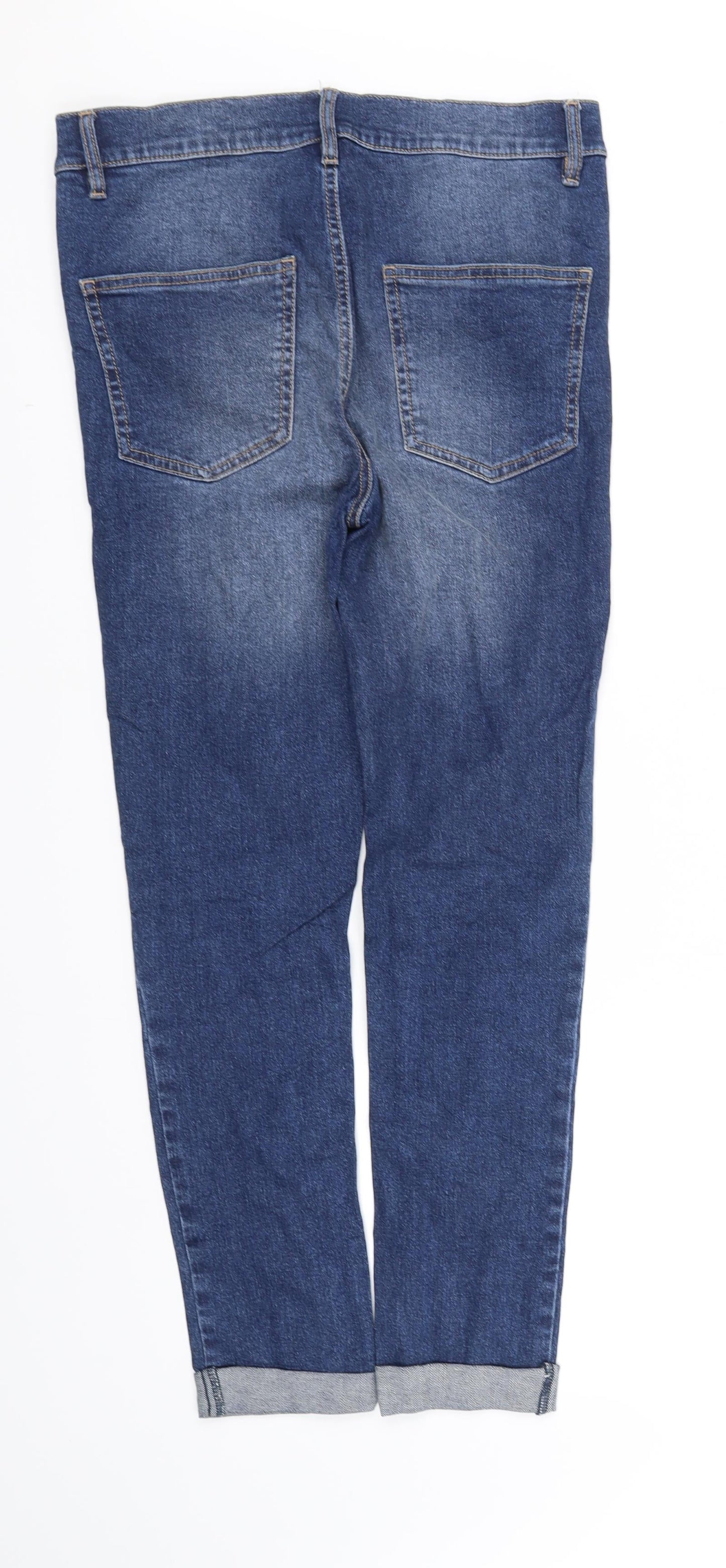 Womens UK Size M pre worn Regular Fit  Blue Trousers
