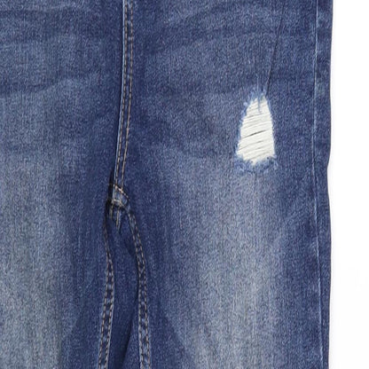 Womens UK Size M pre worn Regular Fit  Blue Trousers
