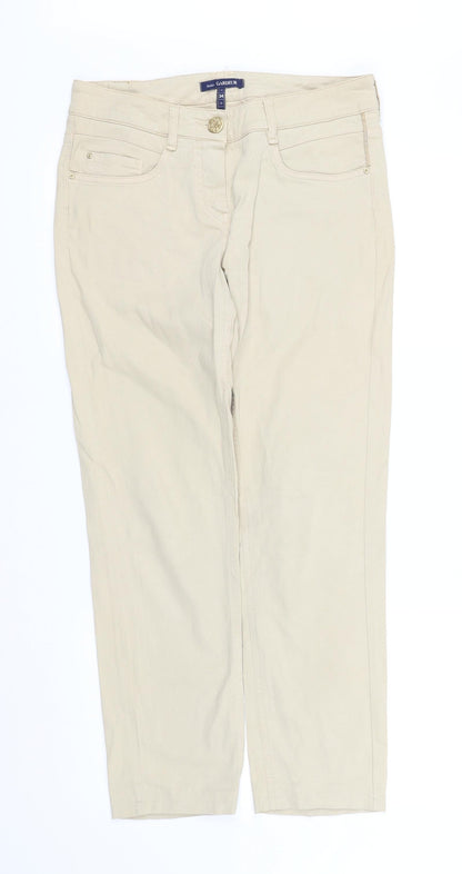 Womens UK Size 34 in pre worn Regular Fit Straight Beige Jeans