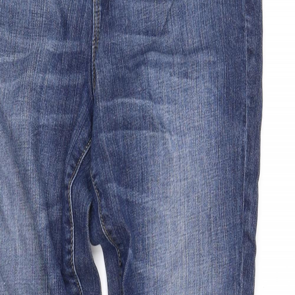 Womens UK Size 10 pre worn Regular Fit Straight Blue Jeans