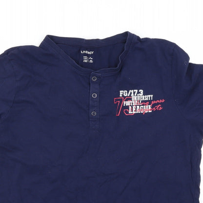 Livergy Mens Blue    T-Shirt Size M