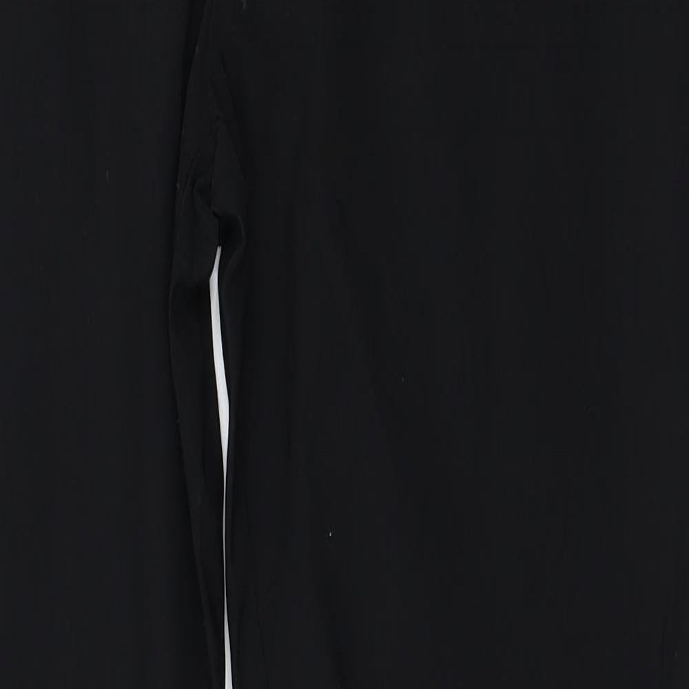 Womens UK Size 14 Papaya Regular Fit  Black Trousers