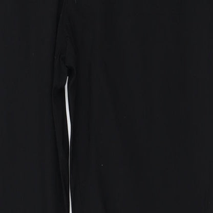 Womens UK Size 14 Papaya Regular Fit  Black Trousers