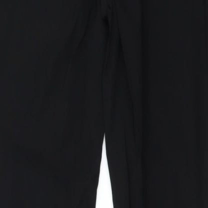 Womens UK Size 14 Papaya Regular Fit  Black Trousers