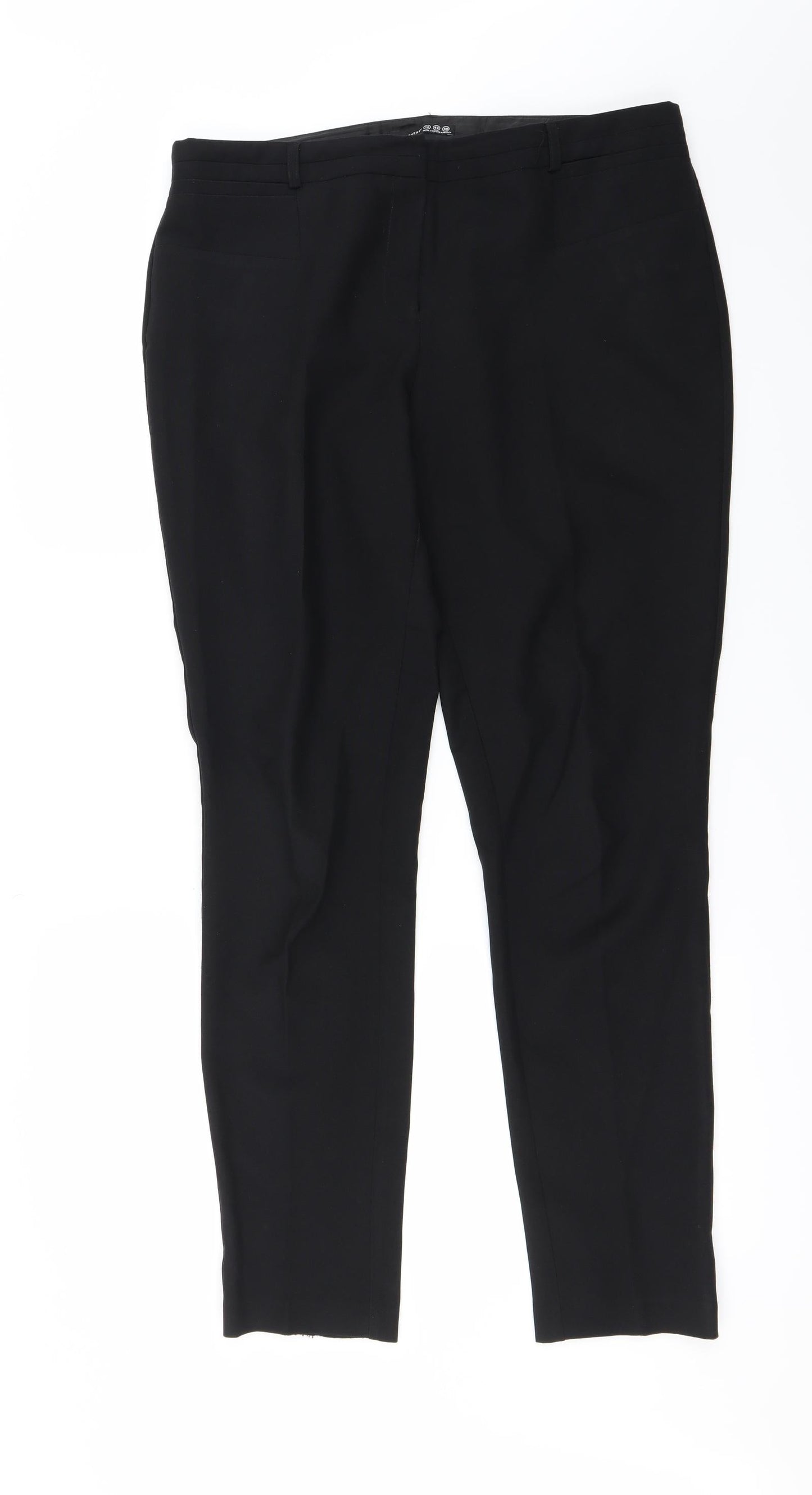 Womens UK Size 14 Atmosphere Regular Fit  Black Trousers